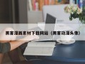 湘西黑客漫画素材下载网站（黑客动漫头像）